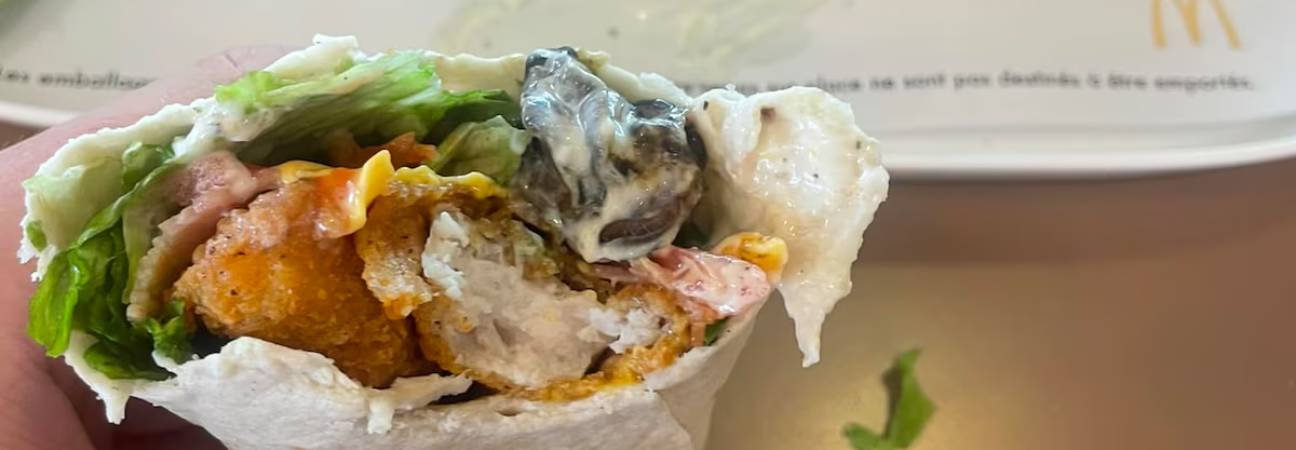 escargot wrap mcdonalds