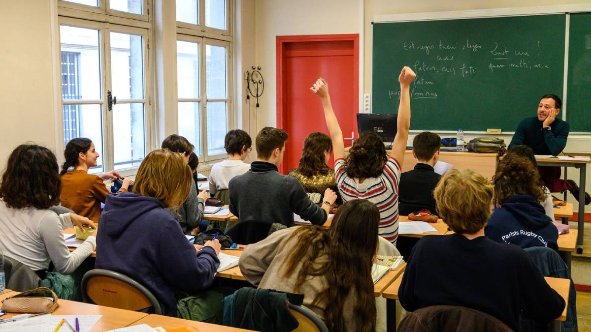 Classe seconde cours et horaires
