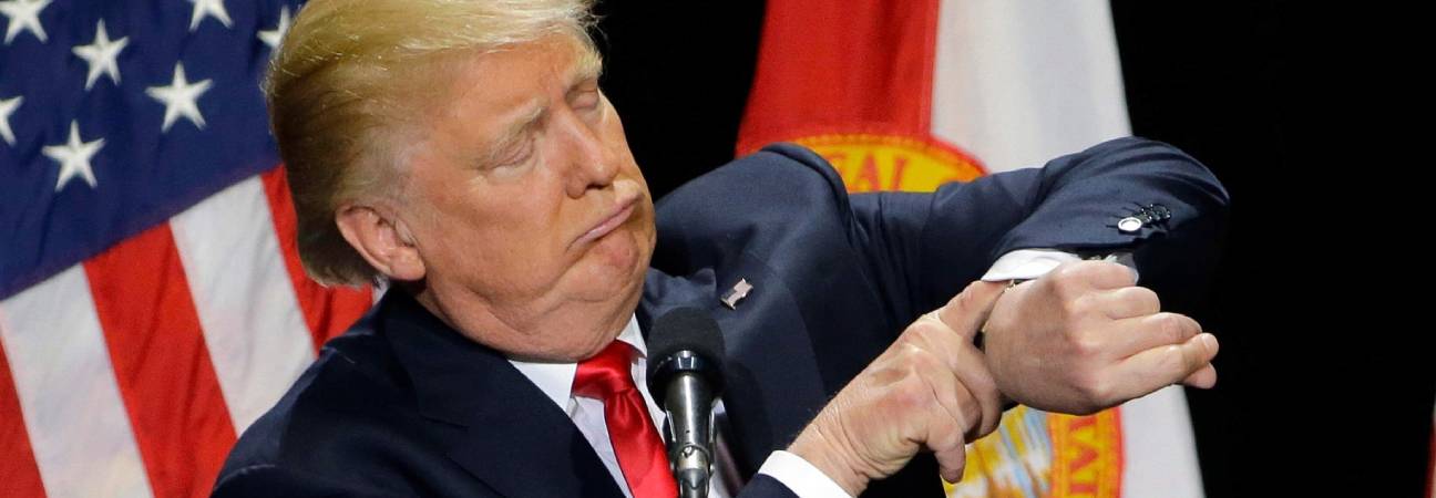 donald trump montre