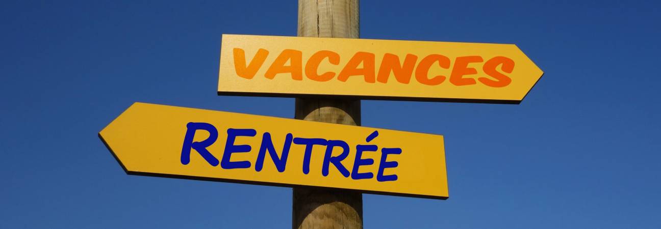 vacances rentree scolaire
