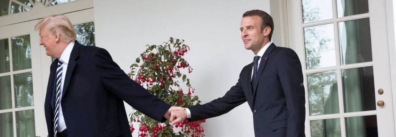 trump macron
