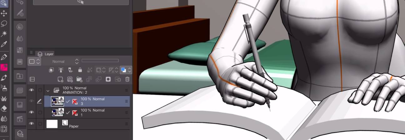 bachelor animation 3D