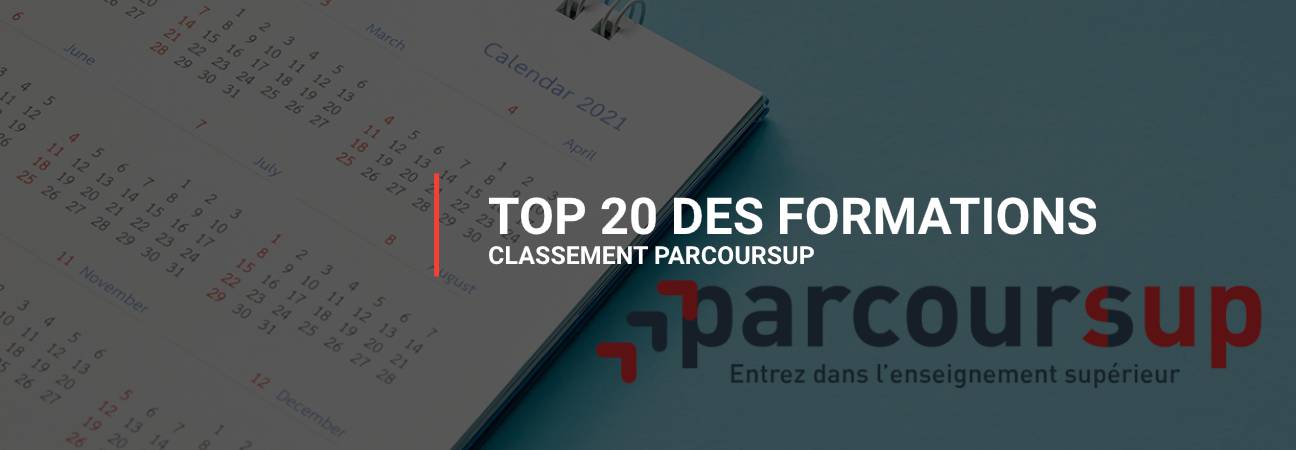 top 20 formations parcoursup
