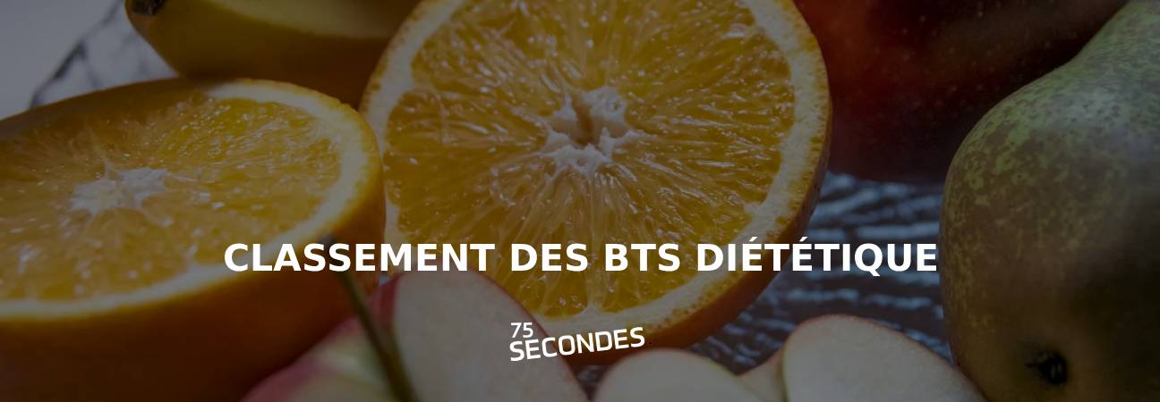 classement bts diététique