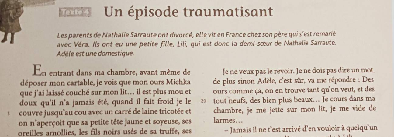 enfance nathalie sarraute