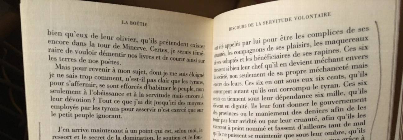 la boetie servitude
