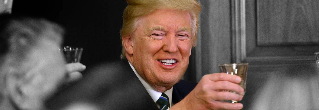 trump champagne