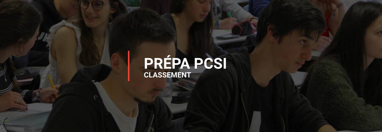 Classement prépa PCSI
