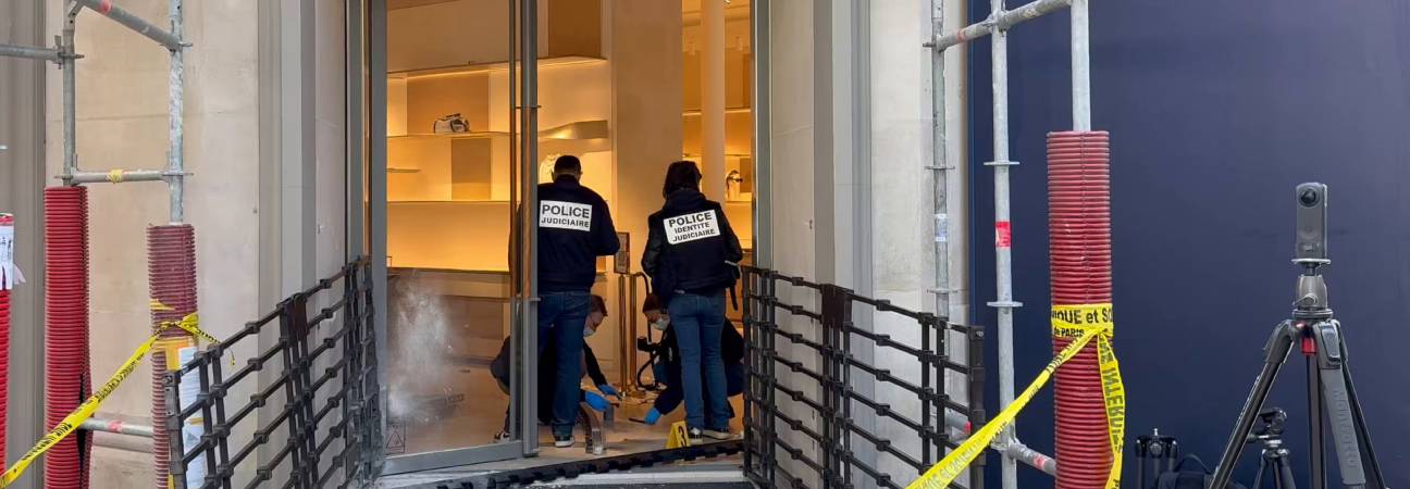 Louis Vuitton Paris braquage