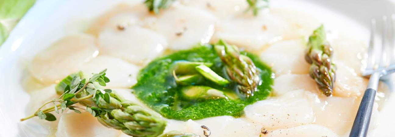 Saint Jacques asperge