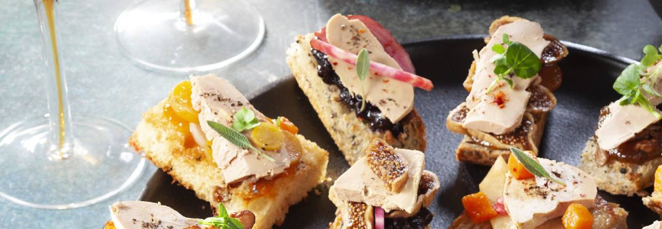 toasts foie gras