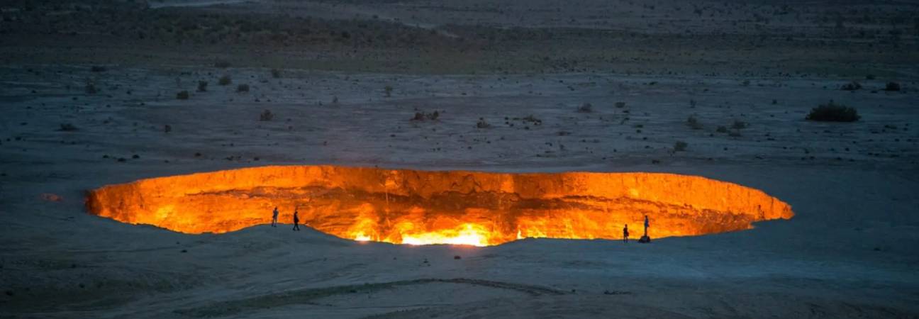 turkmenistan porte de l'enfer