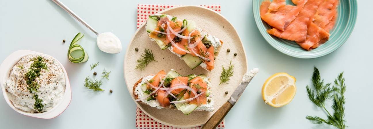 sandwich saumon yaourt