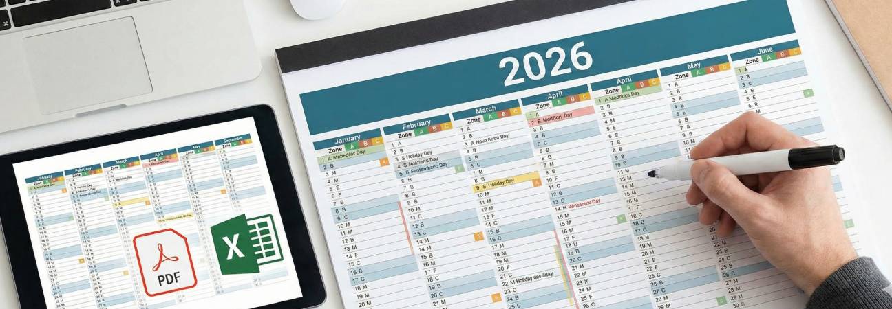 Téléchargement du calendrier 2026