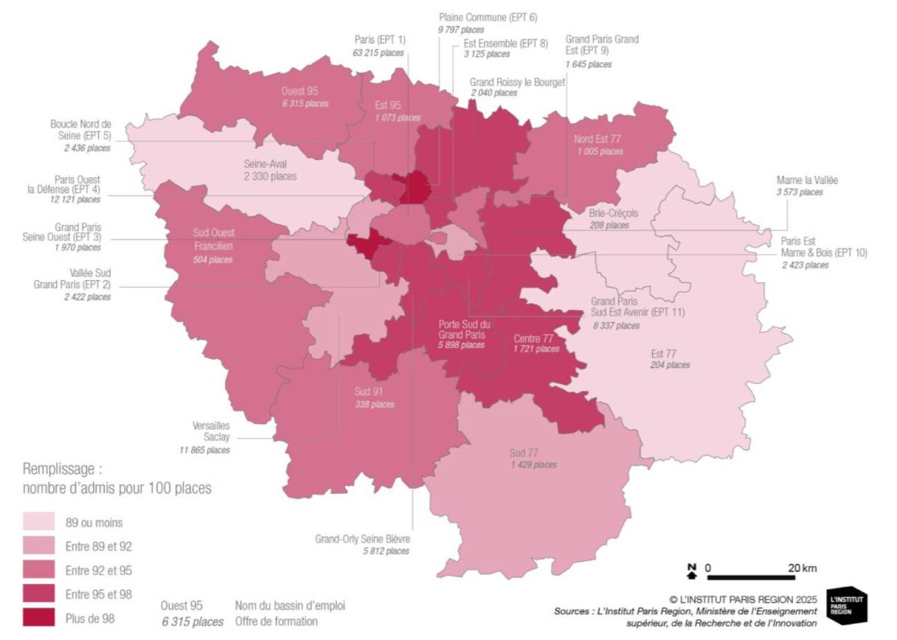 parcoursup idf surchauffe