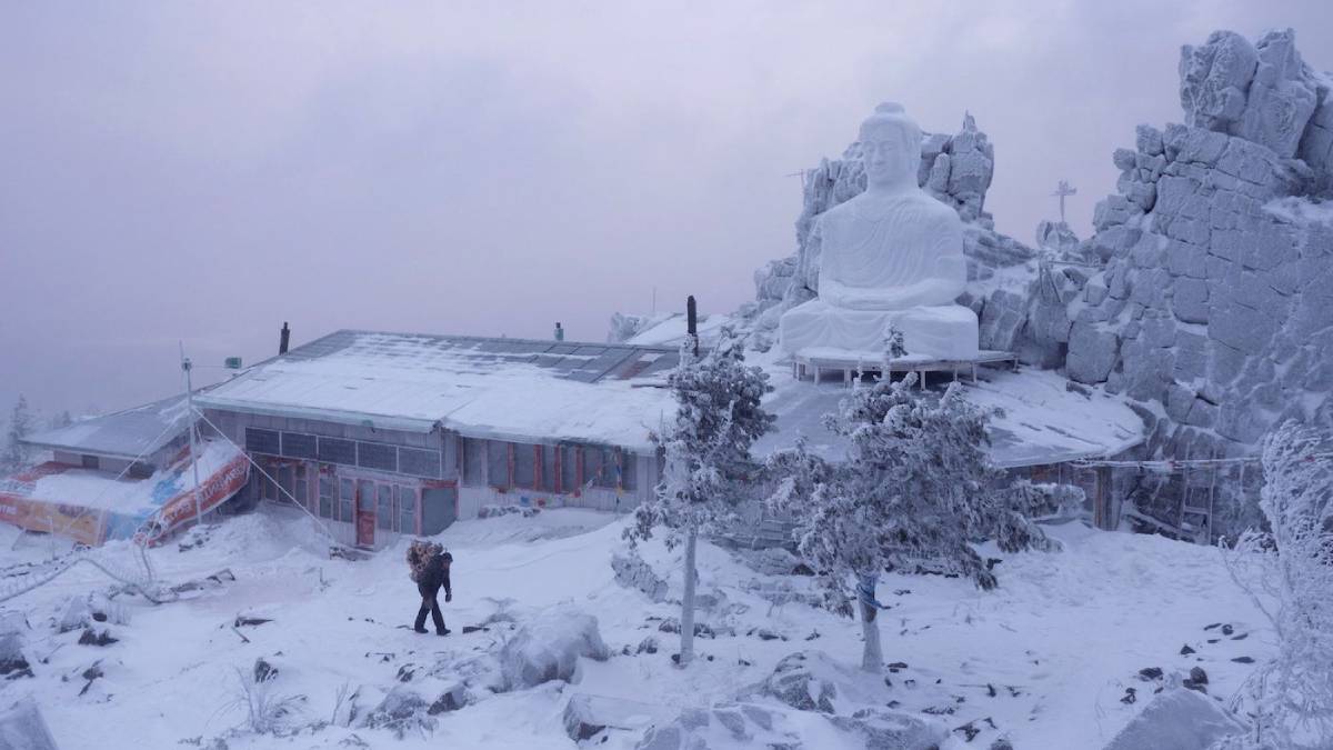 bouddhiste neige