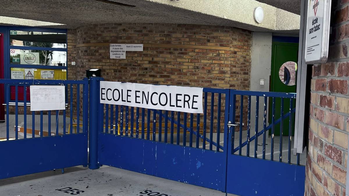 école en colère