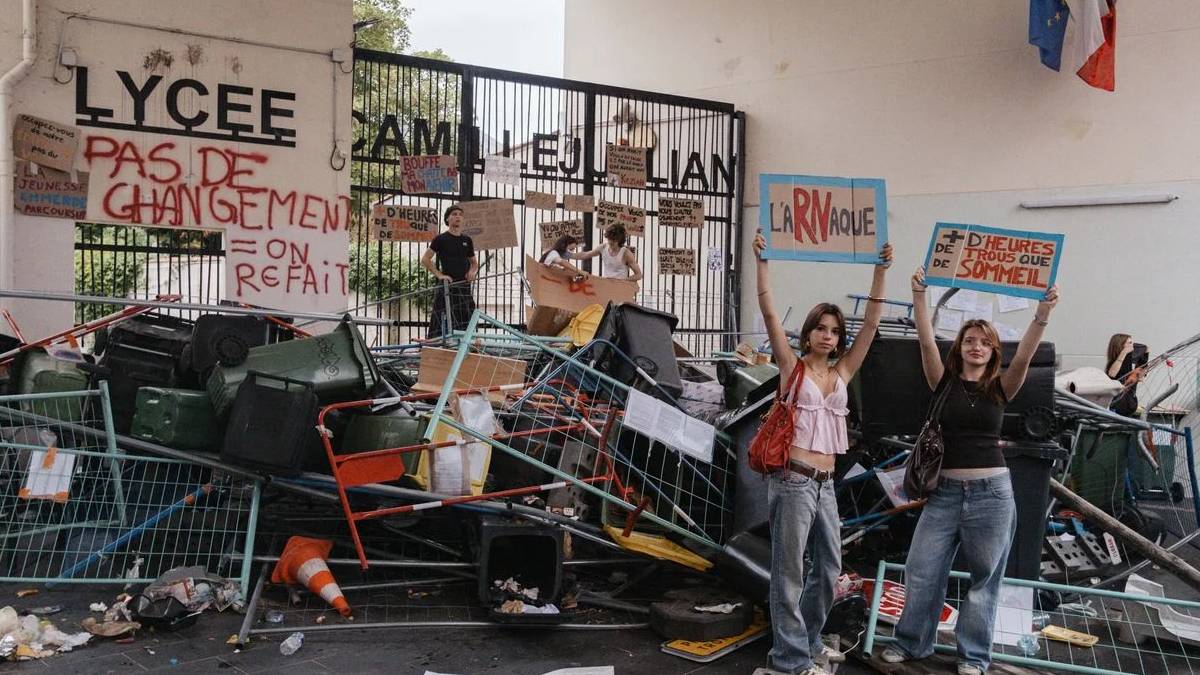 blocus lycée lundi