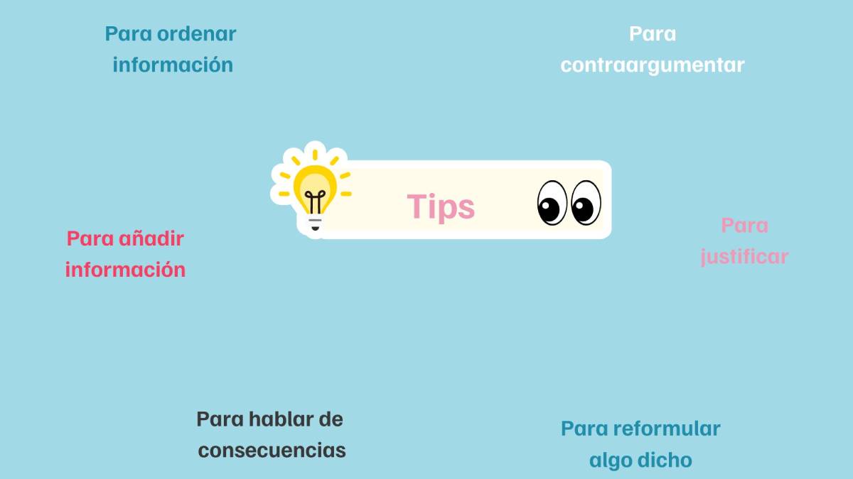 connecteurs logiques espagnol